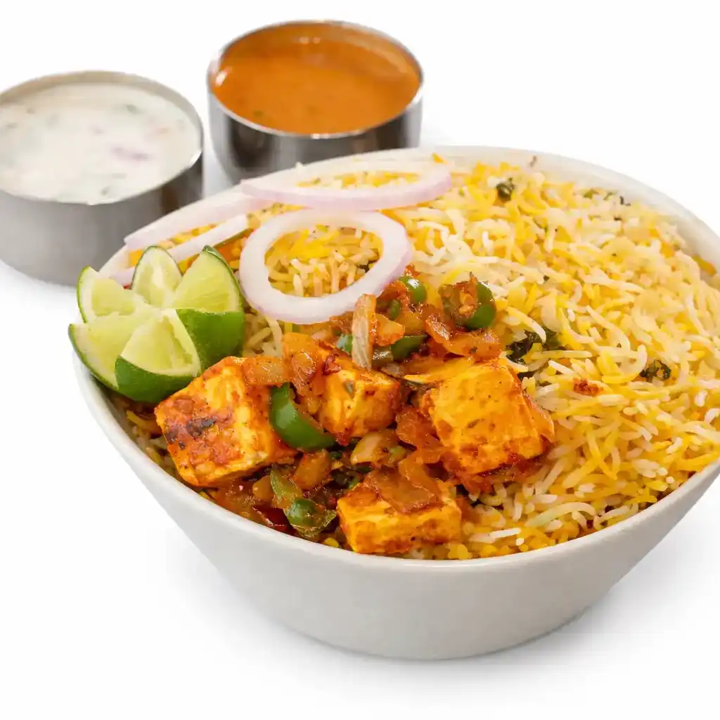 Paneer Biryani at Naga's South Indian Cuisine 